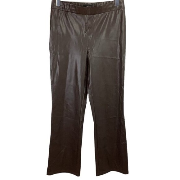 TEN by BABATON ARITZIA UPSTAGE VEGAN BROWN PANTS L - Picture 4 of 13